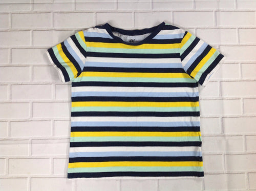 H & M Multi-Color Stripe Top