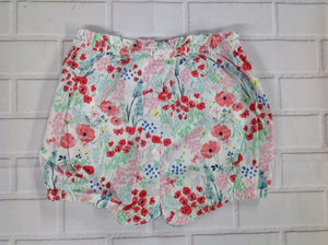 H & M White Print Shorts