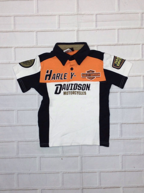 HARLEY DAVIDSON ORANGE & BLACK Motorcycles Top