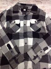 HAWK Black & White Plaid Top