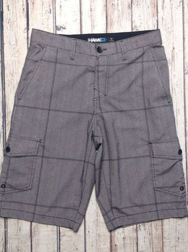 HAWK Gray Plaid Shorts