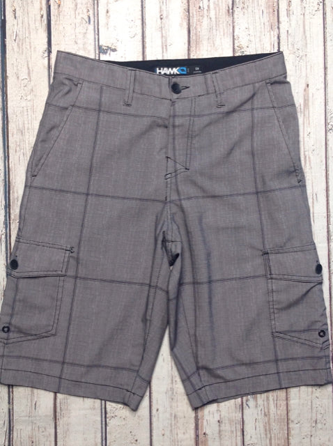 HAWK Gray Plaid Shorts