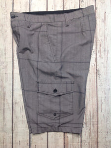 HAWK Gray Plaid Shorts