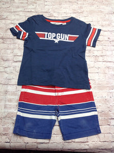 H&M Blue & Red 2 PC