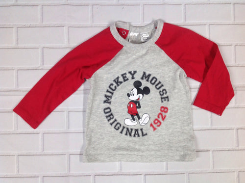 H&M GRAY & RED Top