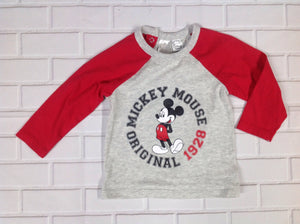 H&M GRAY & RED Top