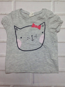 H&M GRAY PRINT Top
