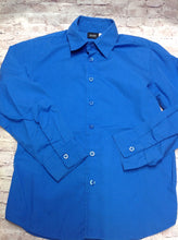 HOLIDAY EDITIONS Blue BUTTON UP Top