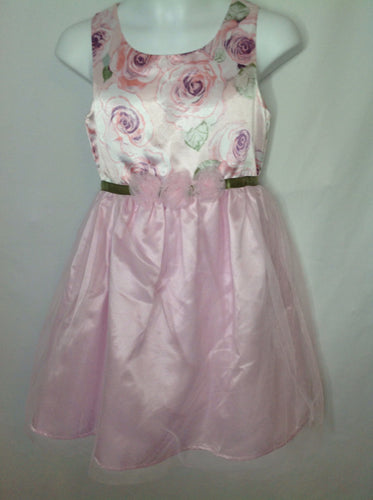 HOLIDAY EDITIONS LIGHT PINK & GREEN Dress