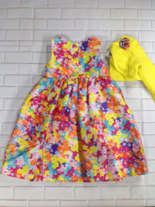 HOLIDAY EDITIONS YELLOW & PINK Dress