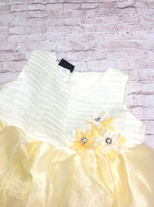 HOLIDAY EDITIONS yellow w/flowers Dress