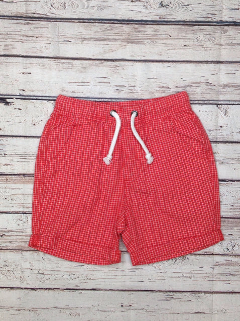 H+T Red & White Plaid Shorts