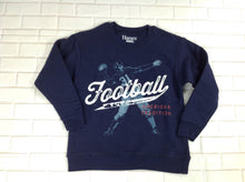 Hanes Navy Print Football Top