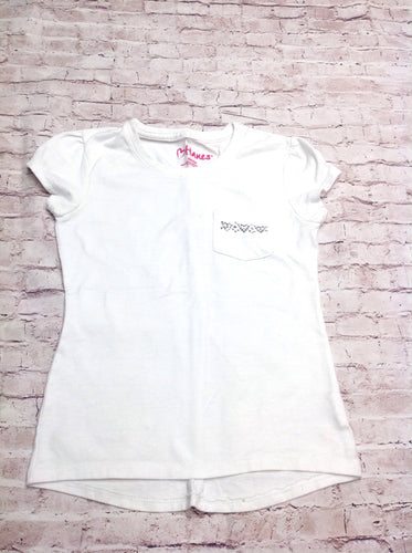 Hanes White & Silver Top