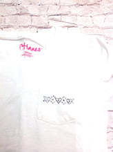 Hanes White & Silver Top