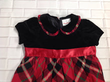 Hanna Anderson Black & Red Plaid Dress