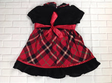 Hanna Anderson Black & Red Plaid Dress
