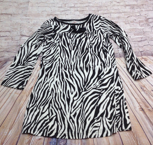 Hanna Anderson Black & White Zebra Dress