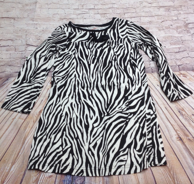 Hanna Anderson Black & White Zebra Dress