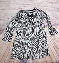 Hanna Anderson Black & White Zebra Dress