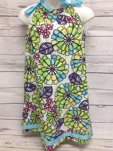 Hanna Anderson Blue Print Dress