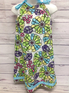 Hanna Anderson Blue Print Dress