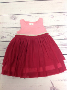 Hanna Anderson Pink & Gold Dress