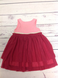 Hanna Anderson Pink & Gold Dress