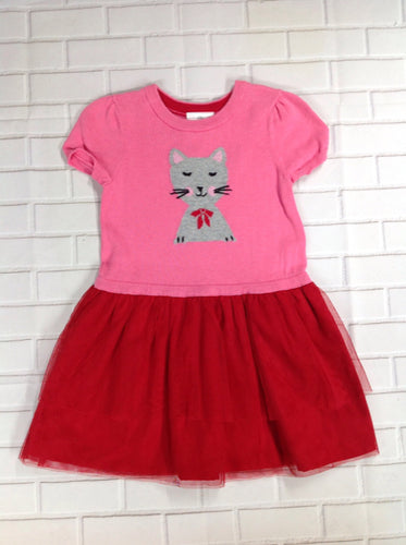 Hanna Anderson Polka Dot Cat Dress