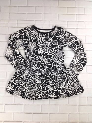 Healthtex Black & White Floral Dress