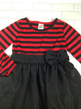 Healthtex Red & Black Stripe Dress