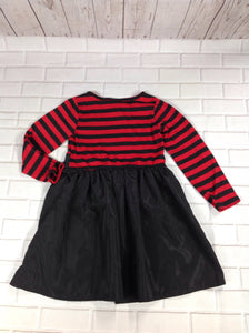 Healthtex Red & Black Stripe Dress