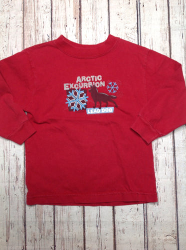 Healthtex Red Print DOG Top