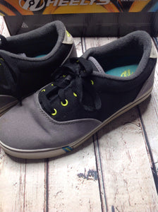 Heelys Charcoal, Black & Lime Sneakers Size 7