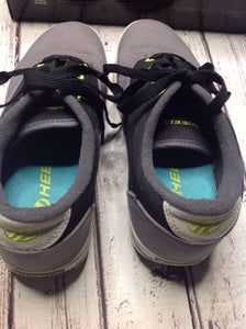 Heelys Charcoal, Black & Lime Sneakers Size 7