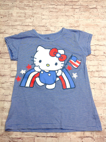 Hello Kitty Blue Print Top