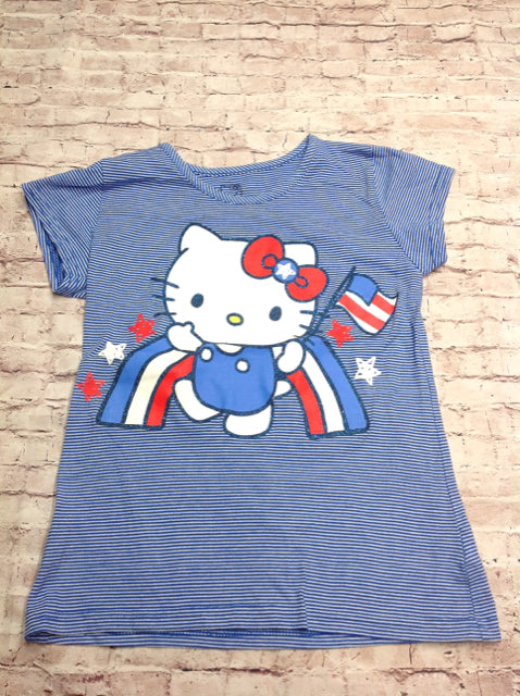 Hello Kitty Blue Print Top