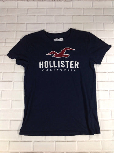 Hollister Navy Print Top