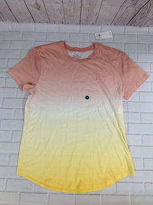 Hollister Orange & Yellow Dip Dye Top