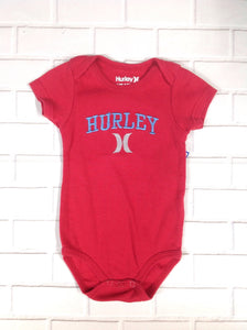 Hurley Red Print Onesie