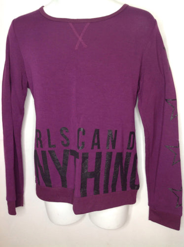 IDEOLOGY Black & Purple Top