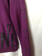IDEOLOGY Black & Purple Top