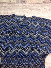 IZ BYER BLUE & BLACK Top