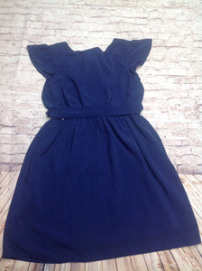 IZ BYER Blue Print Dress