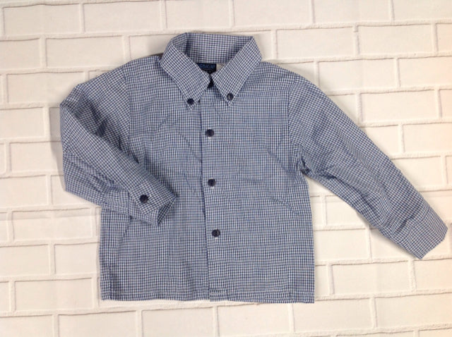In Design Blue Print Top