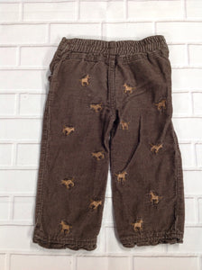 Izod Brown Print Pants
