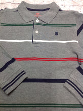 Izod GRAY PRINT Stripe Top