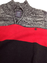 Izod Red & Black Sweater Top