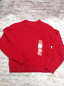 Izod Red Solid Sweater