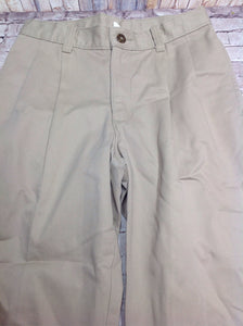 Izod Tan Solid Pants